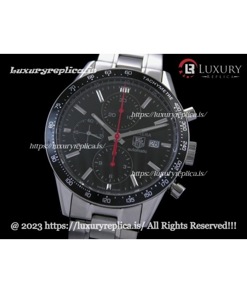 TAG HEUER CARRERA CALIBRE 16 CHRONOGRAPH 41MM SWISS AUTOMATIC CARRERA RACING - STAINLESS STEEL BRACELET