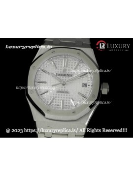 AUDEMARS PIGUET ROYAL OAK 15450 STAINLESS STEEL 37MM SILVER-TONED DIAL