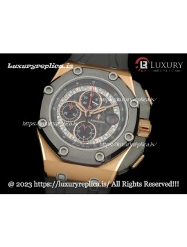 AUDEMARS PIGUET ROYAL OAK OFFSHORE 44MM 26568 MICHAEL SCHUMACHER LIMITED EDITION - PINK GOLD