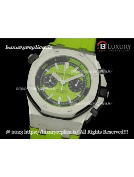 AUDEMARS PIGUET ROYAL OAK OFFSHORE DIVER CHRONOGRAPH 26703 - GREEN