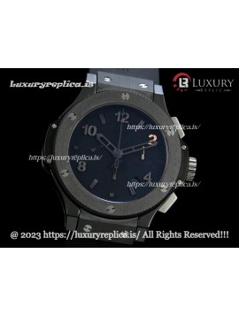 HUBLOT BIG BANG HOUR GLASS TEMPUS LIMITED EDITION SWISS AUTOMATIC FULL CERAMIC - RUBBER STRAP