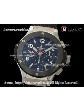 HUBLOT BIG BANG TUIGA SPECIAL EDITION SWISS AUTOMATIC BLACK DIAL - RUBBER STRAP